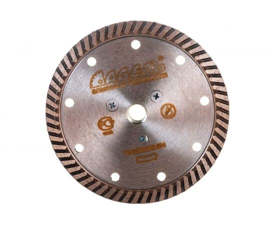 Алмазный отрезной круг по граниту Turbo (125х2.2 мм; 22.2/М14) Адель КК04642 