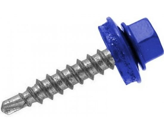 Кровельный саморез по металлу Daxmer 5,5х25 RAL 5005 250шт 04301 