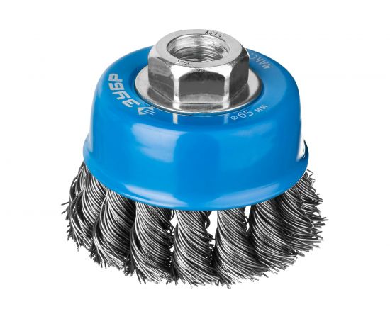 Щетка чашечная (65 мм; М14; плетеные пучки стальной проволоки 0.5 мм) для УШМ 35275-065_z02 