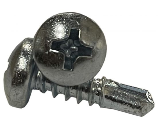 Саморез ZAMETAL 3,9х16 со сверлом и полусфер. головкой DIN 7504N, оц., 1000 шт ZA081771 