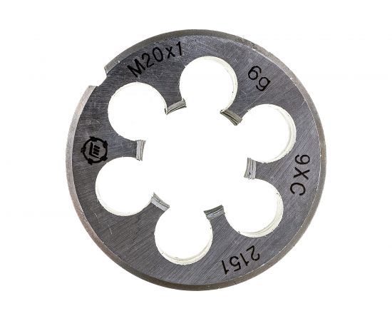 Плашка М 20 х1 9ХС ТМ Туламаш 57915 – изображение 2