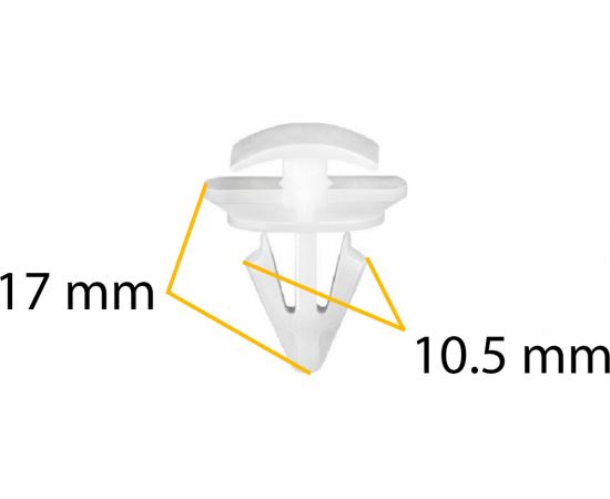 Автокрепеж для VAG 10 шт 3C9827408, 3C9827407, 3C0853585 КрепАвто 1414 – изображение 2