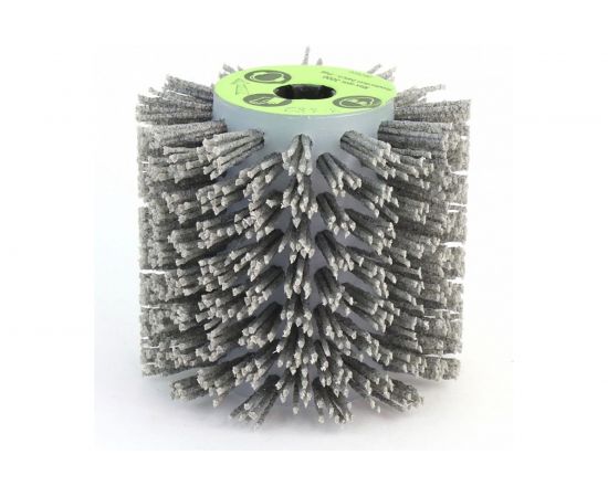 Щетка (110х100х19 мм; +4 паза; P46; полимерный ворс) ОСБОРН 3-382 FEL110100P46PGR – изображение 2