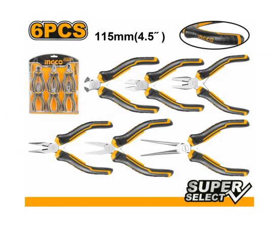 Набор плоскогубцев INGCO мини HMPS06115 – изображение 2