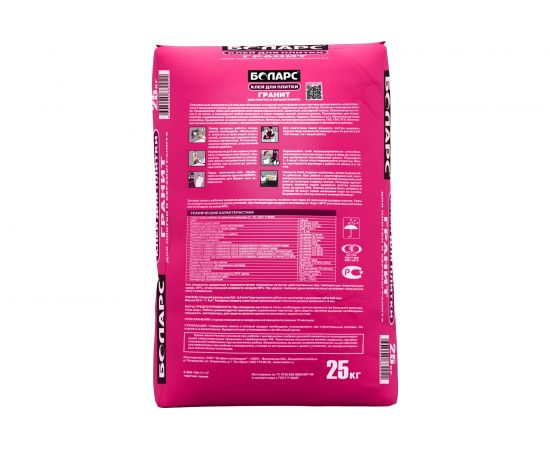 Клей для плитки БОЛАРС Гранит 25 кг 00000003738 – изображение 2