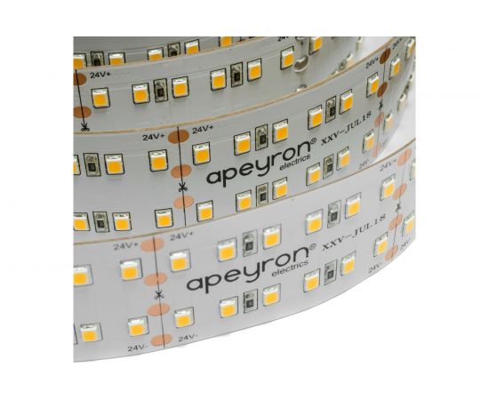 Светодиодная лента Apeyron в блистере, 1м 12В, 9,6Вт/м, smd2835, 60д/м, IP20, 900Лм/м, подложка 10мм, дневной белый 257BL – изображение 2