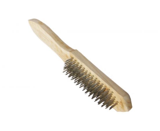 Корщетка с деревянной ручкой FIT IT 4-х рядная 38404 – изображение 2