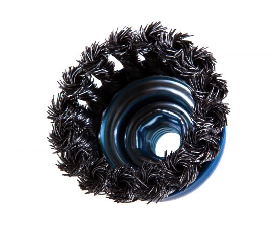 Щетка чашечная (65 мм; М14; плетеные пучки стальной проволоки 0.5 мм) для УШМ 35275-065_z02 – изображение 2