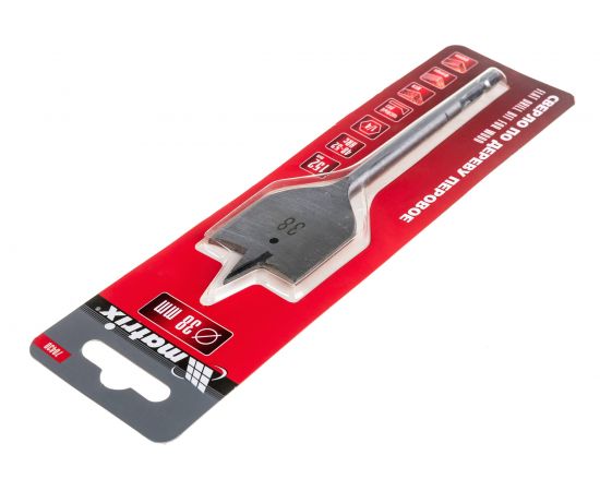 Сверло перовое по дереву (38х152 мм; HEX1/4) MATRIX 70430 – изображение 3