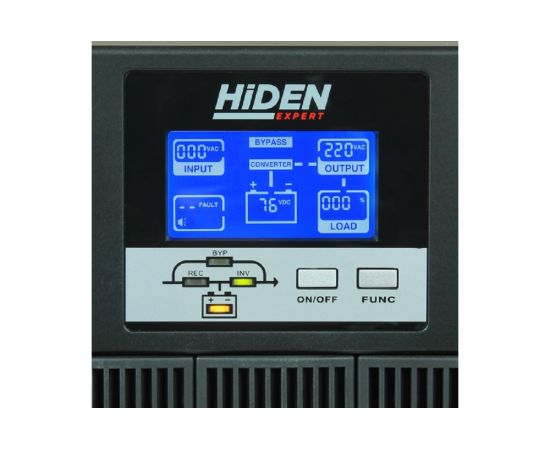 Источник бесперебойного питания HIDEN EXPERT 1 kVA/0,9 kW 3хАКБ внешние 36В ЗУ 10А UDC9201H-36 – изображение 3
