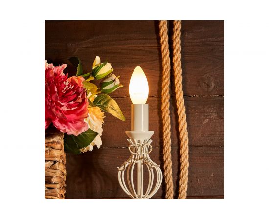 Филаментная лампа REXANT Свеча CN35 9.5 Вт 2700K E14 матовая колба 604-095 – изображение 4