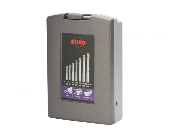 Набор машинных метчиков RUKO HSS-Co5 35 град.M3-M12 245062RO – изображение 4