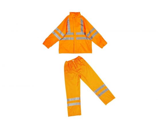 Влагозащитный костюм 2Hands повышенной видимости, оранжевый, 3XL KP1HV – изображение 4