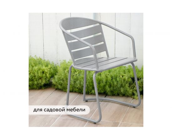 Быстросохнущая краска по металлу Elcon Smith с молотковым эффектом серебро 0,4кг 00-00002870 – изображение 4