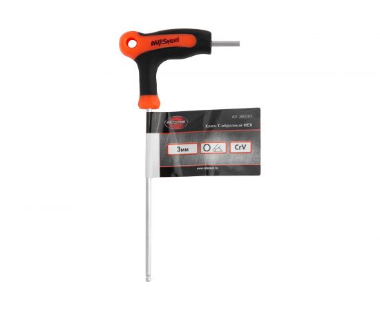Ключ AV Steel T-образный HEX 3мм AV-360203 – изображение 4