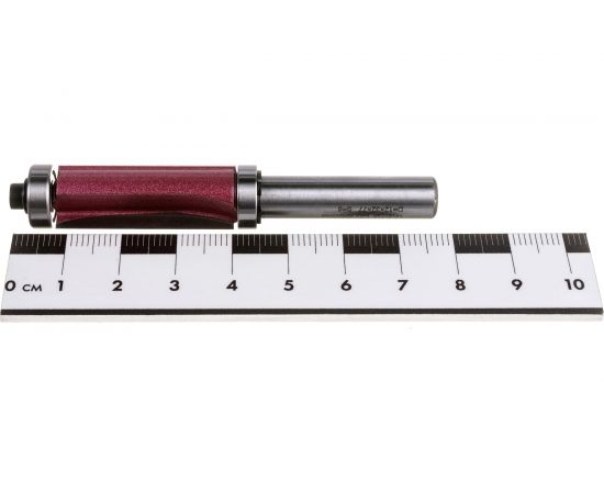 Фреза обгонная (12x32x77 мм; хв-к 8 мм; Z=2; нижний+верхний подшипник) PROCUT 151817BP – изображение 4