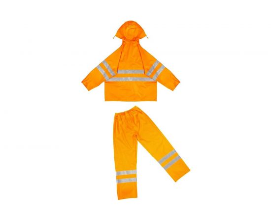 Влагозащитный костюм 2Hands повышенной видимости, оранжевый, 3XL KP1HV – изображение 5
