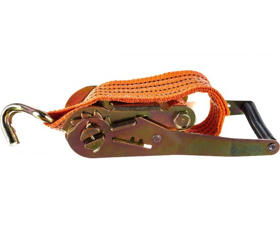 Стяжка для груза с храповиком MEGAPOWER 5000кг, лента 10м х 50мм M-73510S – изображение 5