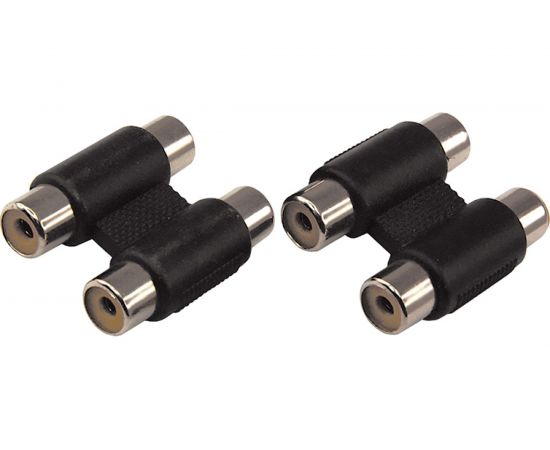 Переходник 2 гнезда REXANT RCA - RCA 2 гнезда 06-0165-A 