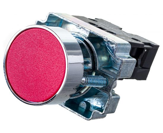 Кнопка управления ЭРА BBT61-BA-K04E LAY5-BA42 без подсветки красная 1р (НЗ), Б0045667 