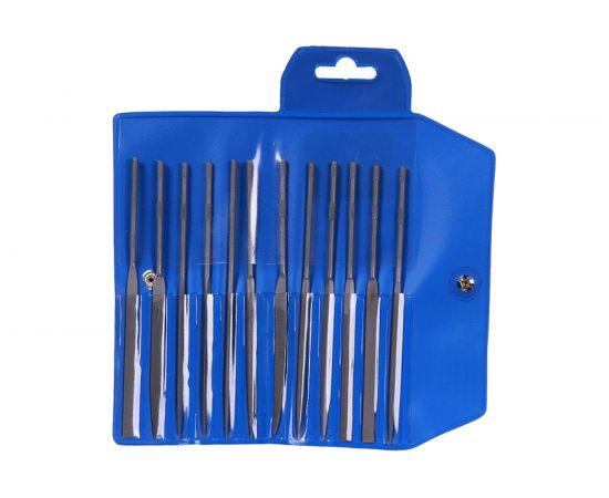 Набор из 12-ти надфилей (L=140мм, зернистость 0) AJAX 286213921400 