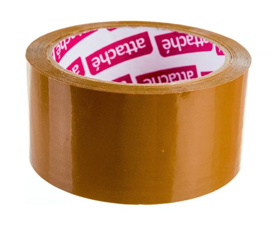 Упаковочная клейкая лента Attache 48 мм х 60 м, 40 мкм, коричневая 129145 