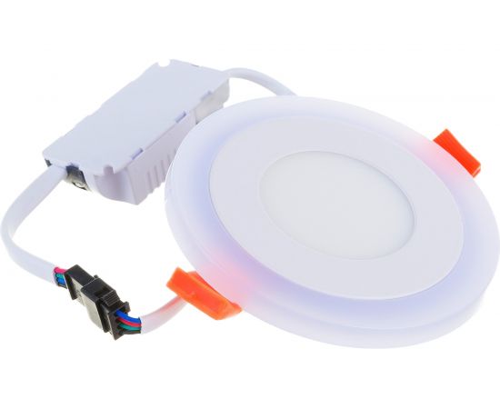 Светильник Gauss Backlight Круглый 3+3W, LED 4000K, 350лм,105х31мм, диам.85, 1/40 BL115 