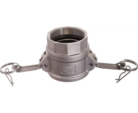 Камлок тип D (розетка внутренняя; 50 мм-2""; резьба BSP; нержавеющая сталь) TITAN LOCK TL200DSS 