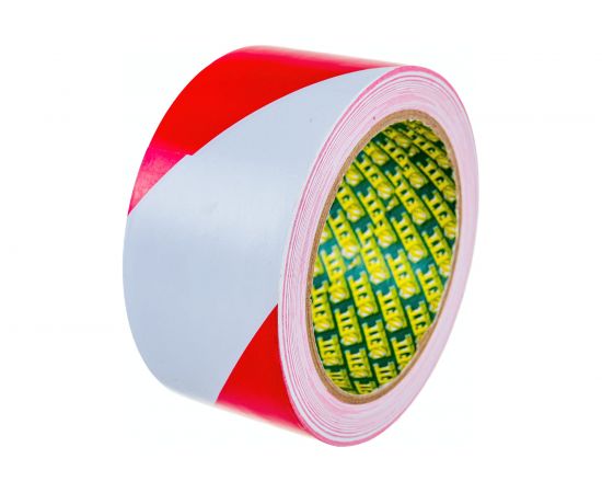 Разметочная лента FIT IT красно-белая, 50 мм х 25 м 11858 