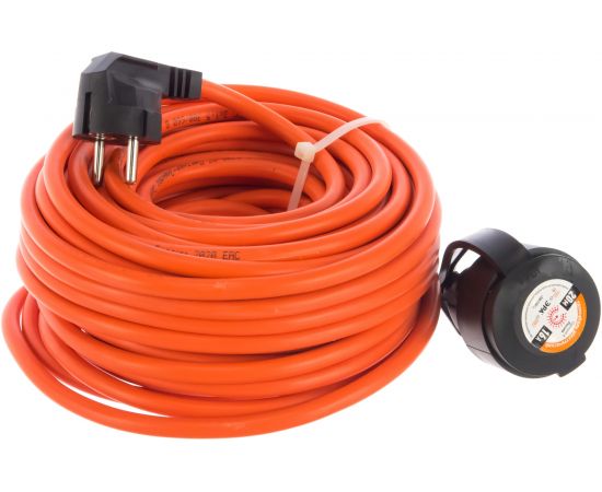 Силовой удлинитель ЭРА UPx-1e-3x1.5-20m-IP44 в бухте, c заземлением, 1 гнездо, 20м, ПВС 3х1.5 Б0046816 