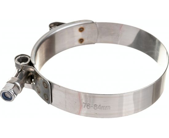 Усиленный хомут TITAN LOCK 76-84 мм, нержав. сталь AISI 304, лента+болт AISI 304 TL76-84RCSS 