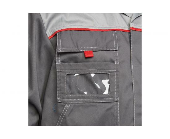 Летний мужской костюм ООО Комус л10-КБР темно-серый/светло-серый, размер 48-50, рост 170-176 816098 – изображение 12