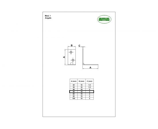 Уголок Amig покрытие цинкование 1-50 Ang – изображение 2
