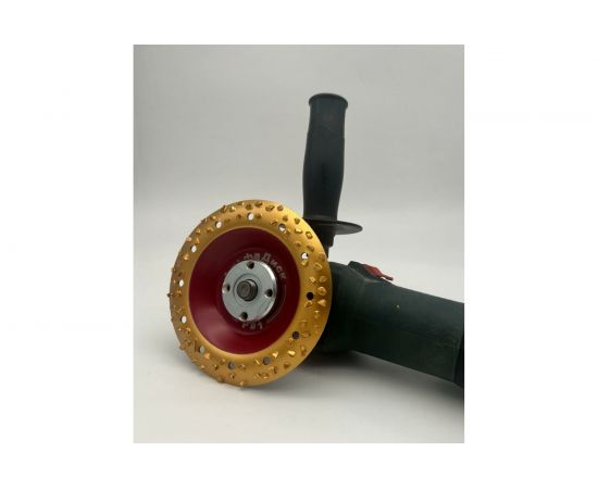 Диск обдирочно-шлифовальный по дереву и другим материалам закруглённый Round № 1 HARD 125х22.2 мм Альфадиск 7055 – изображение 2