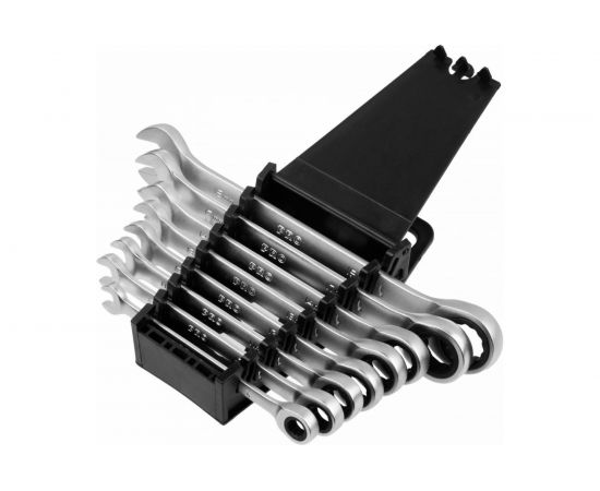 Набор комбинированных ключей STARTUL с трещоткой 8-19 мм 8 предметов PRO-7108 – изображение 2