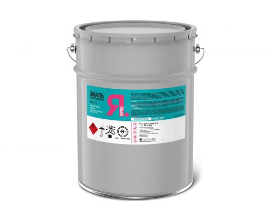 Эмаль ЯРКО ПФ-115 серая, ведро 23 кг 204415 – изображение 2