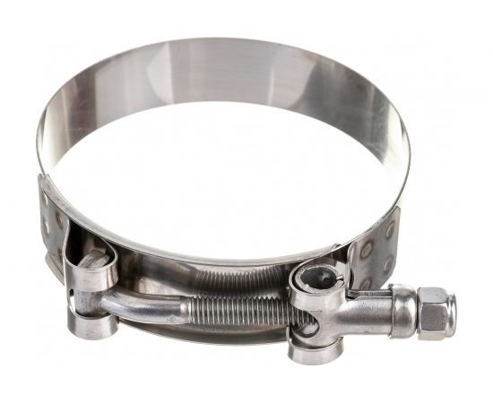 Усиленный хомут TITAN LOCK 76-84 мм, нержав. сталь AISI 304, лента+болт AISI 304 TL76-84RCSS – изображение 2