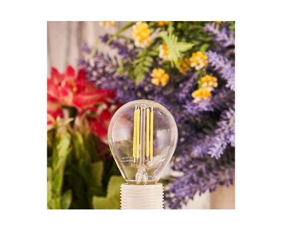 Филаментная лампа REXANT Шарик GL45 7.5 Вт 4000K E14 604-122 – изображение 2