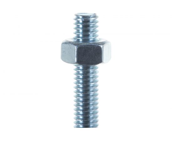 Болт с шестигранной головкой в комплекте с гайкой, шайбой, шайбой пружинной, ЗУБР, МАСТЕР, 303436-06-060 – изображение 2