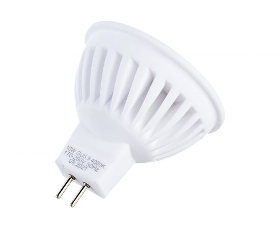 Светодиодная лампа VOLTEGA Софит GU5.3 4000К 10W Керамика 7075 – изображение 2