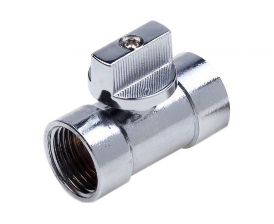 Шаровой кран AQUALINK мини хром вн-вн 1/2 m Cr 1320 – изображение 3