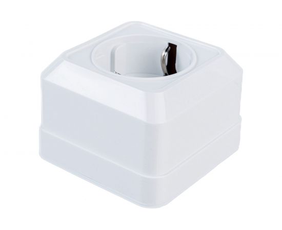 Розетка TDM 2П+3 открытой установки IP20 16А 250В керамика белая "Ладога" SQ1801-0111 – изображение 3