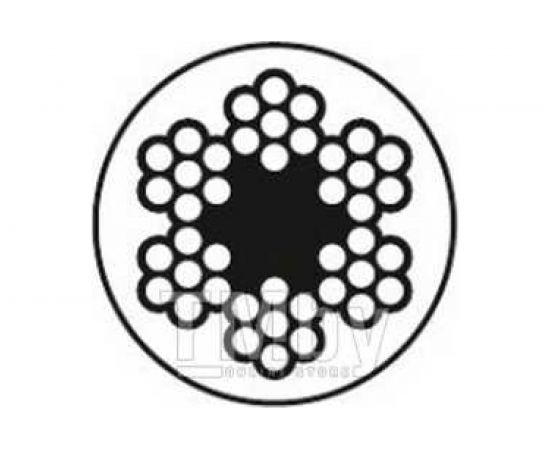 Стальной трос STARFIX в ПВХ, SWR М2, PVC М3, DIN 3055, бухта 200 м SMP-53703-200 – изображение 3