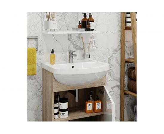 Тумба с раковиной Onika ЭКО-52 дуб сонома 105207 – изображение 3