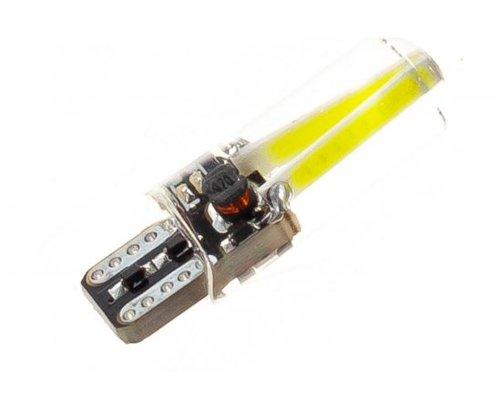 Автолампа диод T10 W5W 12V-24V 1 диод 2-контурная без цоколя белая SKYWAY S08201246 – изображение 3