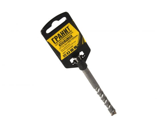 Бур Quadro-X (12.0х160/100 мм; SDS-plus) ГРАНИТ 412160 – изображение 3