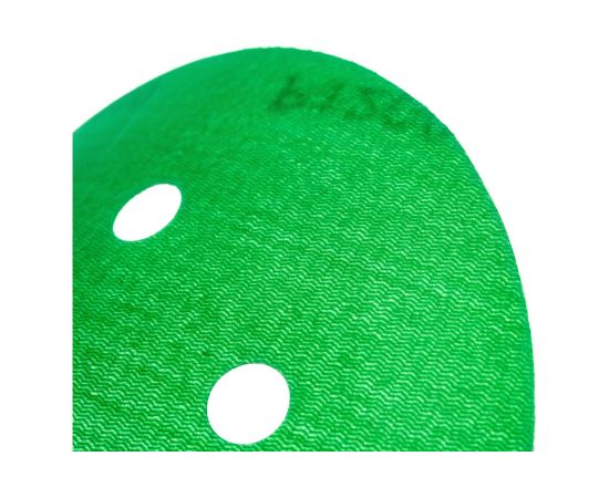 Круг шлифовальный на липучке - зелёный 125 мм, 5 шт, P1200 FASTER TOOLS 8551 – изображение 3