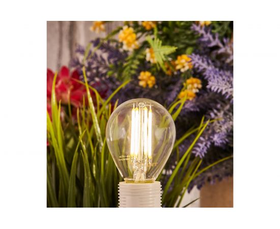 Филаментная лампа REXANT Шарик GL45 7.5 Вт 4000K E14 604-122 – изображение 3