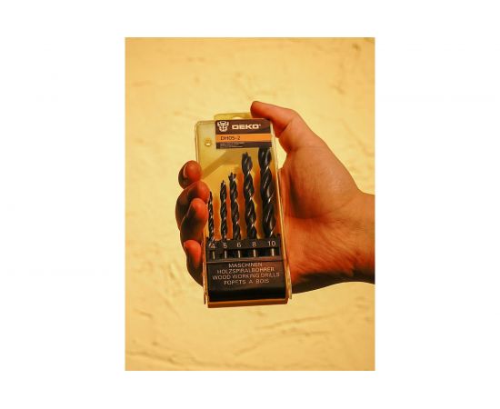 Набор сверл по дереву DH05-2 (5 шт; 4-10 мм) DEKO 065-0530 – изображение 4