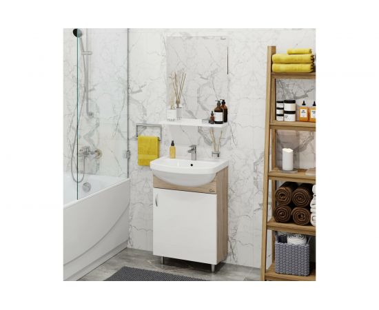 Тумба с раковиной Onika ЭКО-52 дуб сонома 105207 – изображение 5